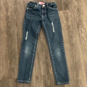 Pink Latte distressed jeans